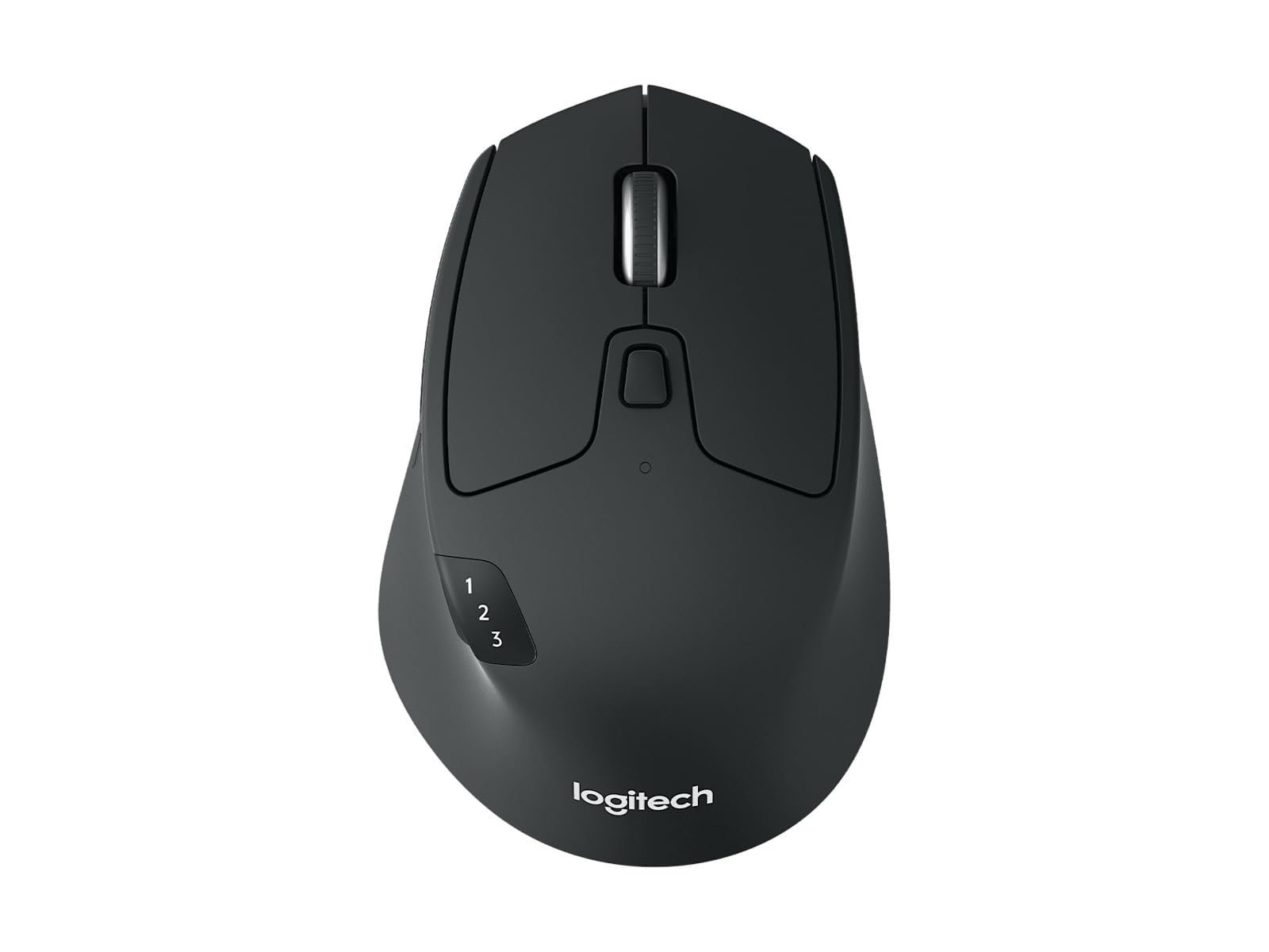 Logitech M720 Triathlon Multi-Device Wireless Mouse, Bluetooth, USB Unifying Receiver, 1000 DPI, 6 Programmable Buttons, 2-Year Battery, Compatible with Laptop, PC, Mac, iPadOS - Graphite Black - Image 2