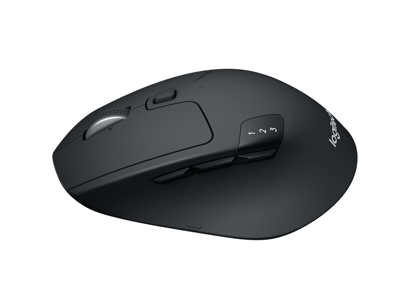 Logitech M720 Triathlon Multi-Device Wireless Mouse, Bluetooth, USB Unifying Receiver, 1000 DPI, 6 Programmable Buttons, 2-Year Battery, Compatible with Laptop, PC, Mac, iPadOS - Graphite Black - Image 3