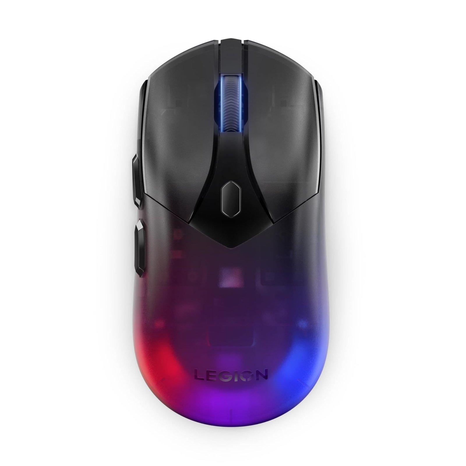 Lenovo Legion M410 Wireless RGB Gaming Mouse, Ambidextrous, 30 Million Clicks, 6 Programmable Buttons, Upto 16000 DPI with 4 Levels DPI Switch, 2-Zone Programmable RGB, 3Yr Warranty, Black, GY51P83012 - Image 2