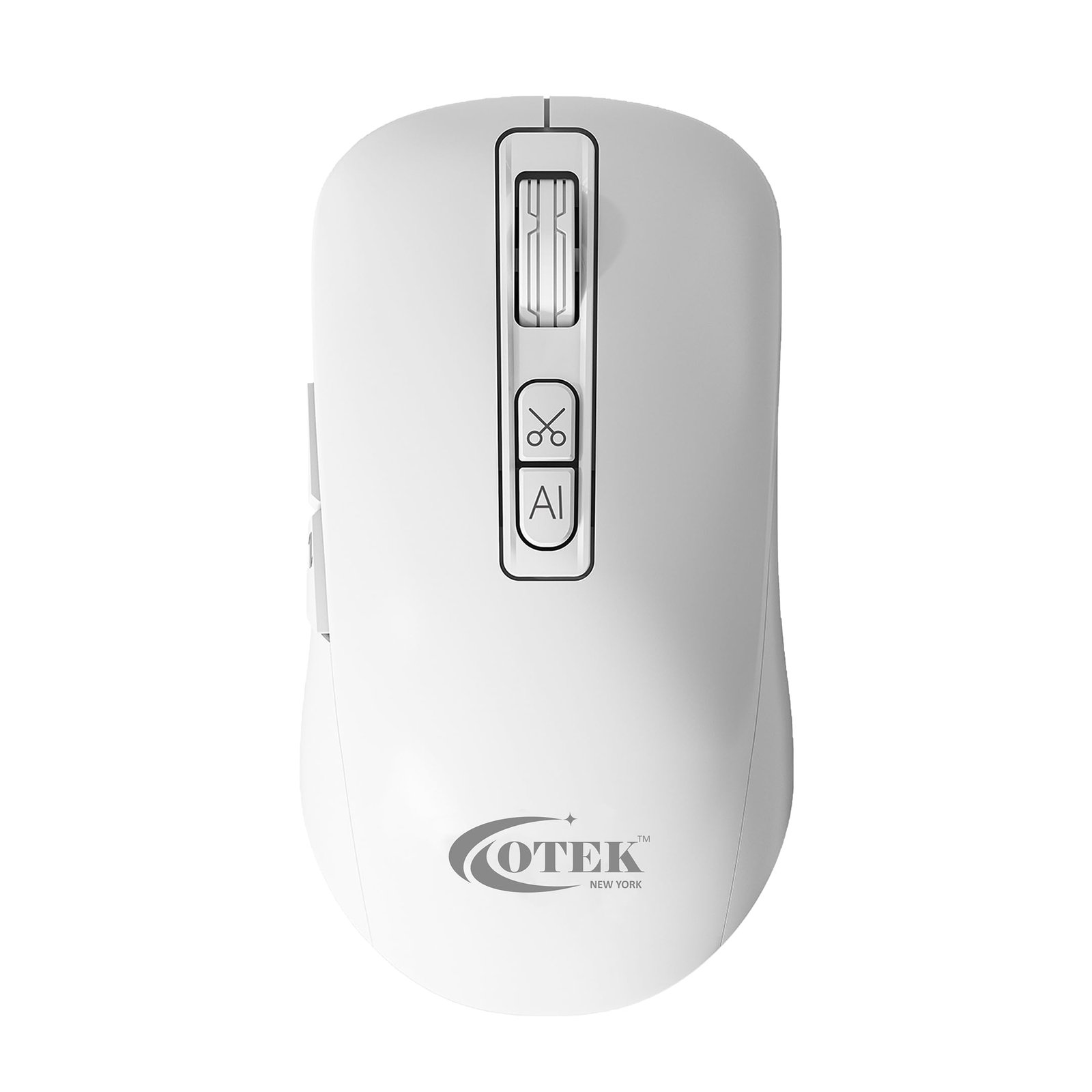 OTEK BM09 Smart AI Mouse Voice & Text Translation, Voice Recognition & Typing, OCR Screenshot, 100 Languages, AI PPT Creation, AI Excel, Adjustable DPI, Windows & MacOS, Multi-Connectivity (White) - Image 2