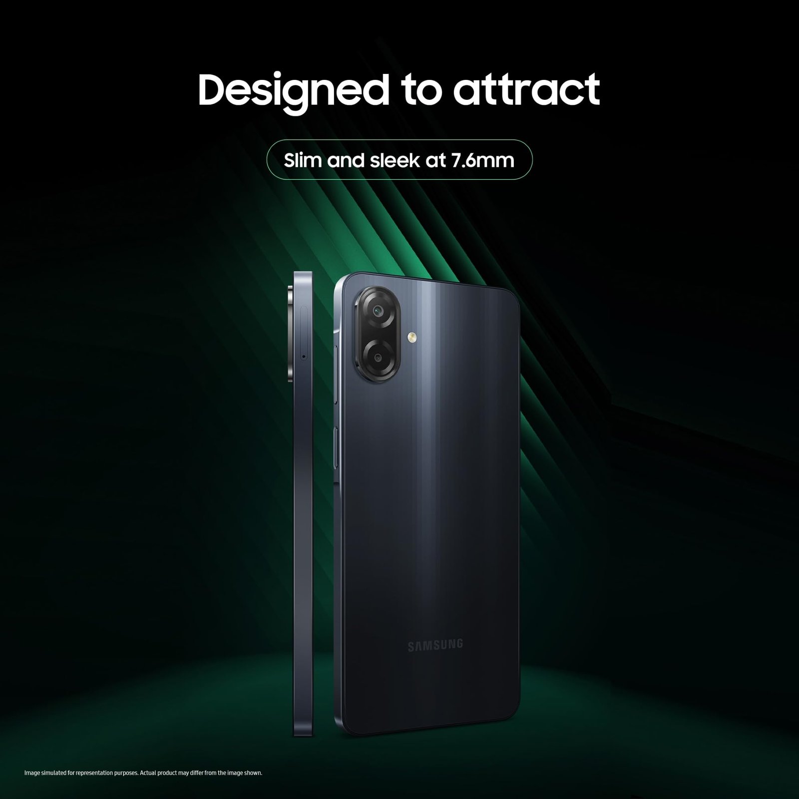 Samsung Galaxy M07 Mobile (Black, 4GB RAM, 64GB Storage) | MediaTek Helio G99 | AnTuTu 624K | IP54| 50MP Camera | 7.6mm Slim | 5000mAh Battery | 25W Fast Charging | 6 Gen OS Upgrades | Without Charger - Image 6