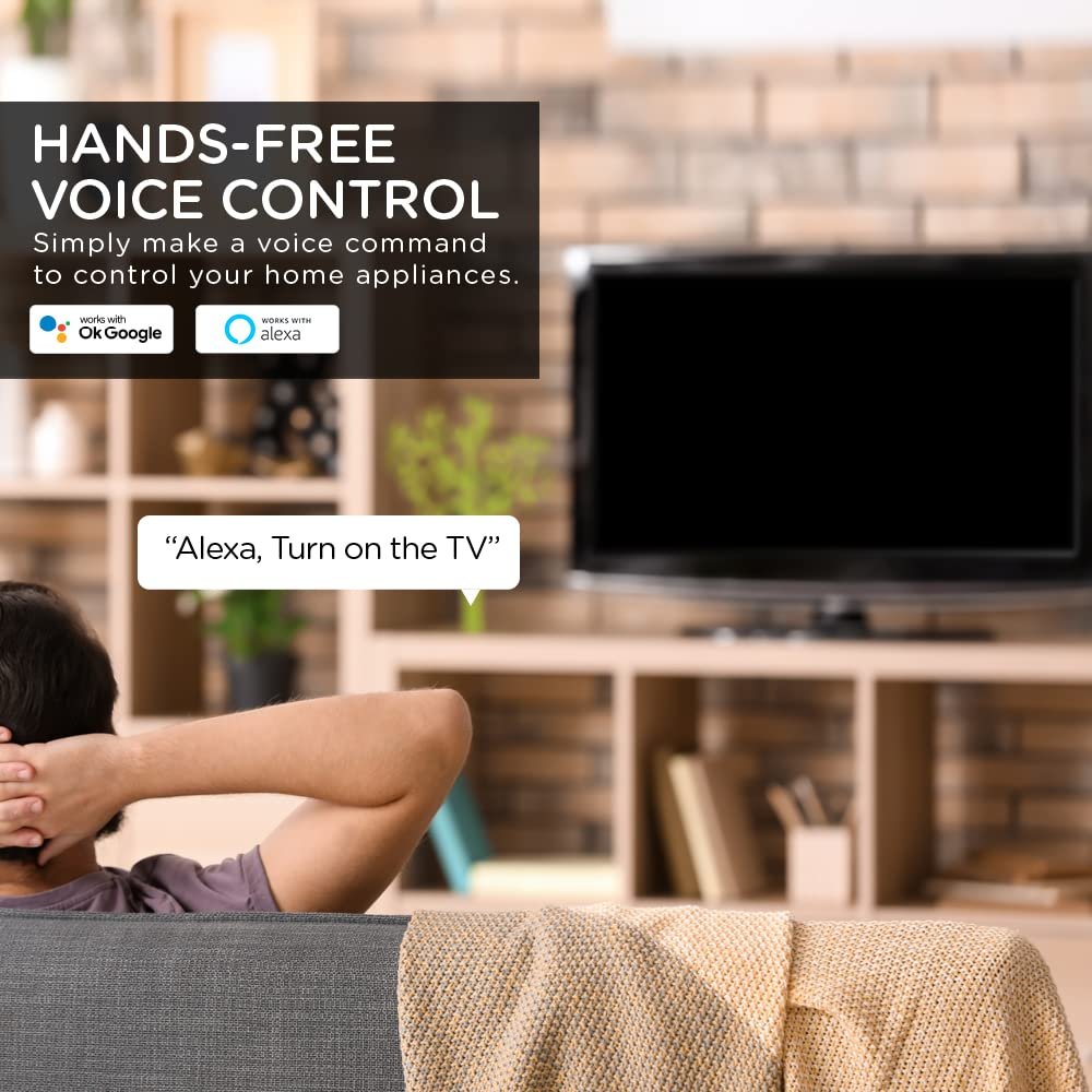 Qubo 10A Wi-Fi + Bluetooth Smart Plug | Energy Monitoring | Ideal for Small Devices Like TVs, Air Purifiers, Mobile & Laptop Chargers | Voice Control with Alexa & Google Assistant | From Hero Group - Image 6