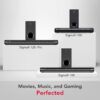 AKAI SigmaX-100 Soundbar Home Theatre 100W with Remote - 1 Year Warranty | 2.1 Channel Sound Bar with 5.25" Sub-Woofer | HDMI ARC, Bluetooth v5.3, USB, Aux Input | Supports TV, PC & Smartphone