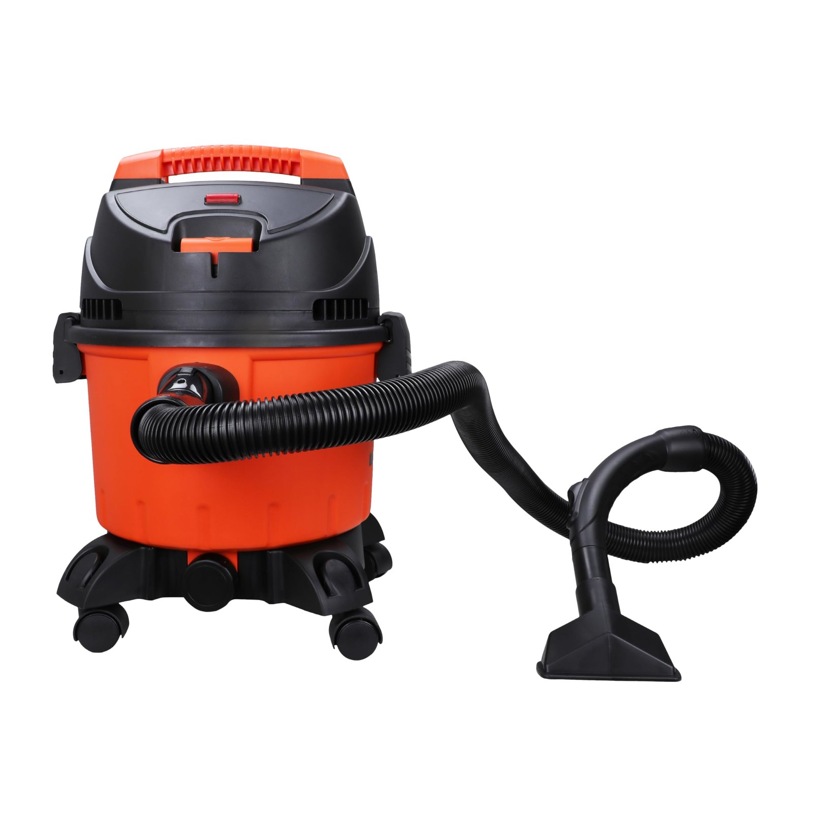 BLACK+DECKER WDBD15 15-Litre, 1400 Watt, 16 KPa High Suction Wet and Dry Vacuum Cleaner and Blower with HEPA Filter and Reusable Dustbag (Red/Grey)