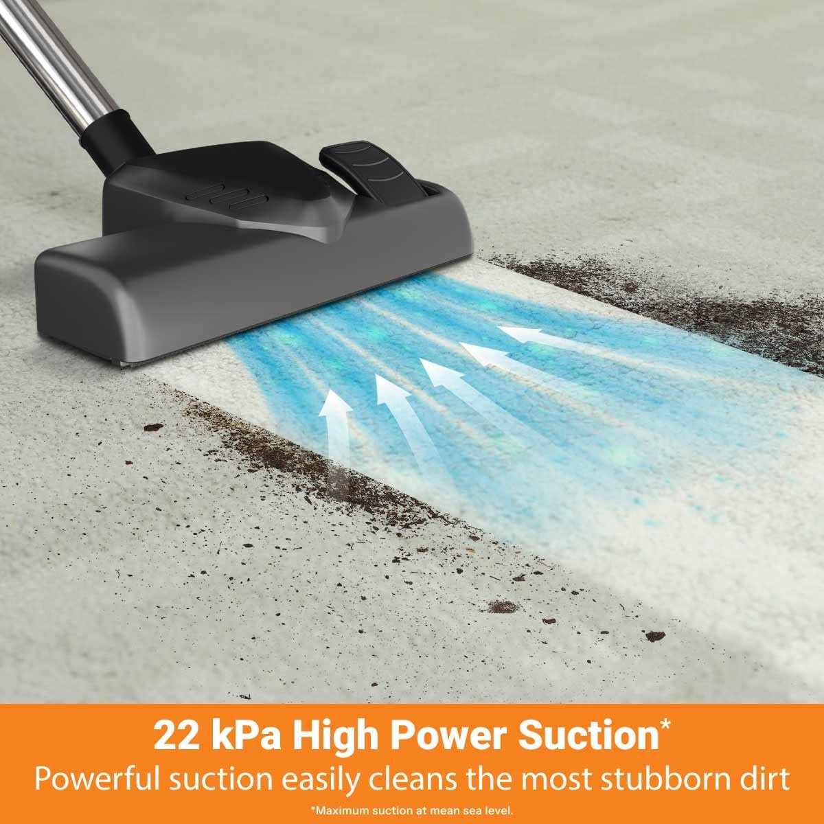 Eureka Forbes Wet & Dry Endura Vacuum Cleaner 22 kPa High Power Suction | Blower Function | 20 litres Tank Capacity | High Strength Stainless Steel Body | 7 Multipurpose Accessories |1 Year Warranty - Image 4