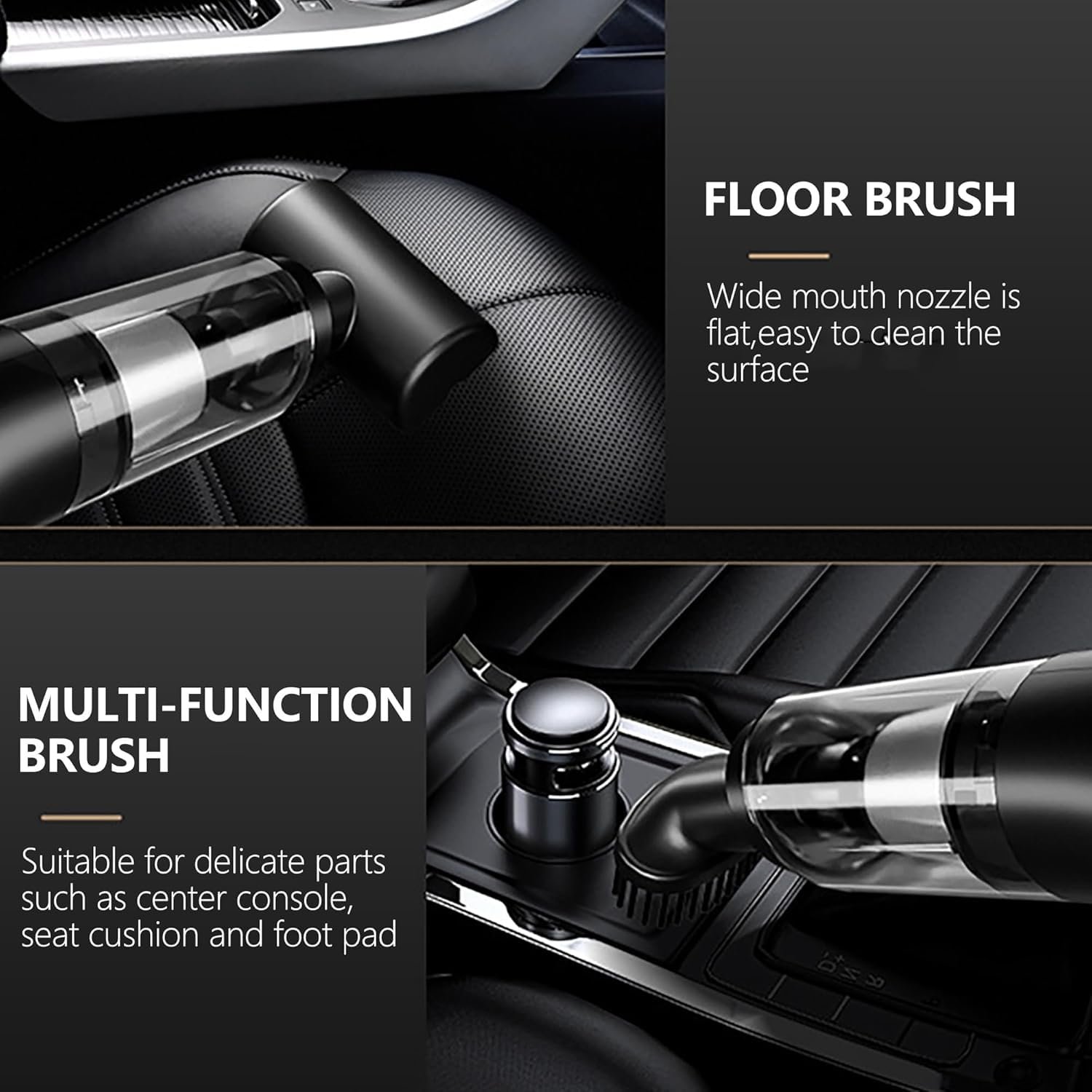 Vasukie Multifunction Vacuum Cleaner with Brushless Motor Strong Suction 18Kpa Handheld Vacuum Cleaner, for Home Use, Dry Vacuuming Portable Mini Car Vacuum Cleaner - Image 6