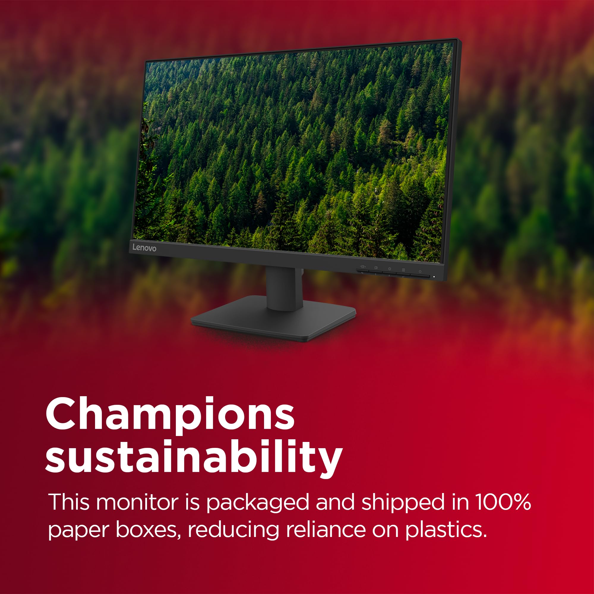 Lenovo L22-4e | 21.5" (55.88cm) FHD IPS 100Hz Ultraslim Monitor | 4ms, 99% sRGB, 16.7Mn Colors, 1x HDMI 1.4, 1x VGA,TUV Eye Comfort, Low Blue Light| Tilt | Black | 67D5KAC6IN - Image 6