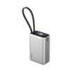 Giga Max Smallest 25000mAh 100W Power Bank, Built-in Type-C Cable, Charges MacBook Pros, laptops, supports Samsung Super Fast Charging 2.0; Smart TFT Display, Made in India, CE ROHS Approved