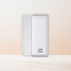 SKYVOLT 10000mAh Power Bank, 22.5W Fast Charging, Dual USB-A & Type-C Input/Output, LED Indicator, Li-Polymer Battery, Multi-Layer Protection, Universal Compatibility (White)