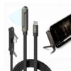 Original 240W Dual Type C Fast Charging Cable with Stand, 1.5 Meter Nylon C Type Charger Cable with 480MBPS Data Transfer For iPhone 17/16/15, Samsung S27/26/25/24/23//22 & All TypeC smartphones