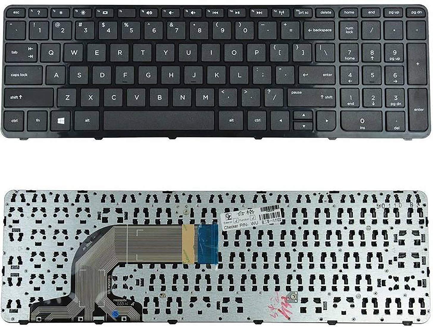 Generic Compatible Laptop Keyboard for HP Pavilion 15 15-E 15-G 15-N 15-R 15-S Series(Numeric)